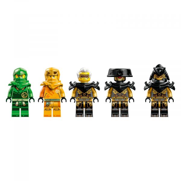 Блоковий конструктор LEGO Ninjago Командні роботи ніндзя Ллойда й Арін (71794)