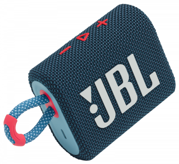 Портативна акустика JBL Go 3 Blue Coral (JBLGO3BLUP)