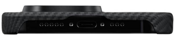 Pitaka MagEZ Case 4 Twill 600D Black/Grey for iPhone 15 Pro (KI1501PA)
