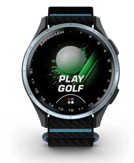 Смарт-годинник Garmin Approach J1 Cloud Blue with Black/Azure Band (010-03898-00)