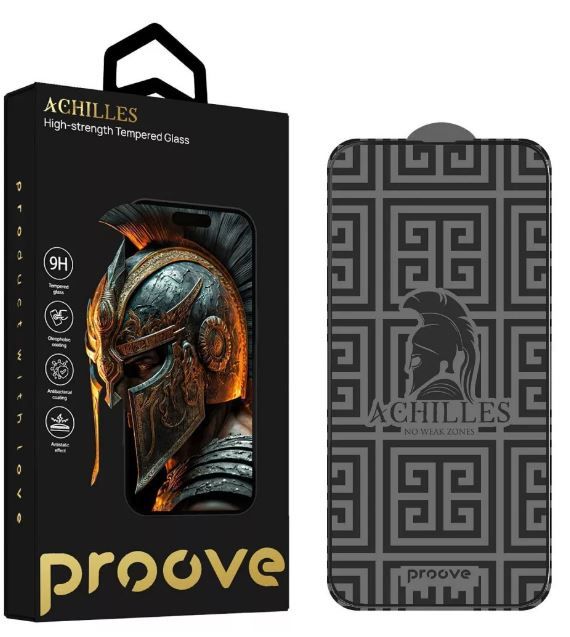 Захисне скло Proove Achilles iPhone 17 Pro Max (black)