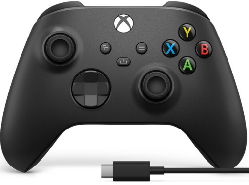 Геймпад Microsoft Xbox Series X | S Carbon Black + USB C (1V8-00002)