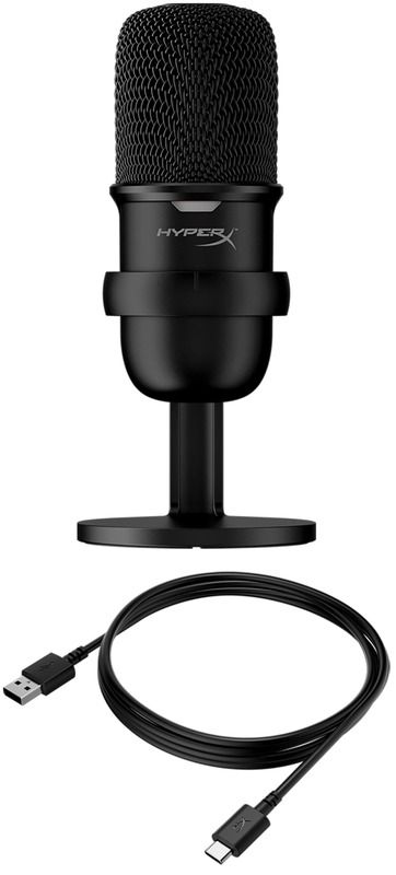 Мікрофон для ПК HyperX SoloCast Black (HMIS1X-XX-BK/G)