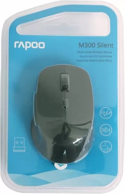 Миша RAPOO M300 Silent Wireless Multi-Mode Gray