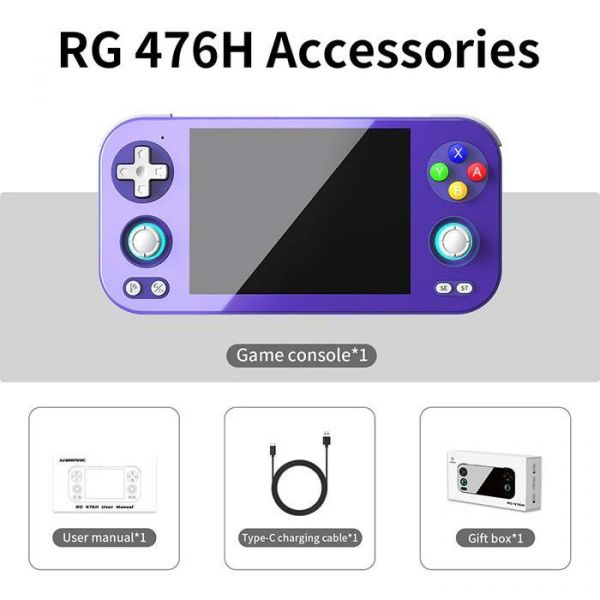 Портативна ігрова приставка Anbernic RG 476H Indigo