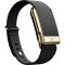 Ремінець WHOOP LeatherLuxe Tapered Band |  Black with Gold - Size S (810114364864)