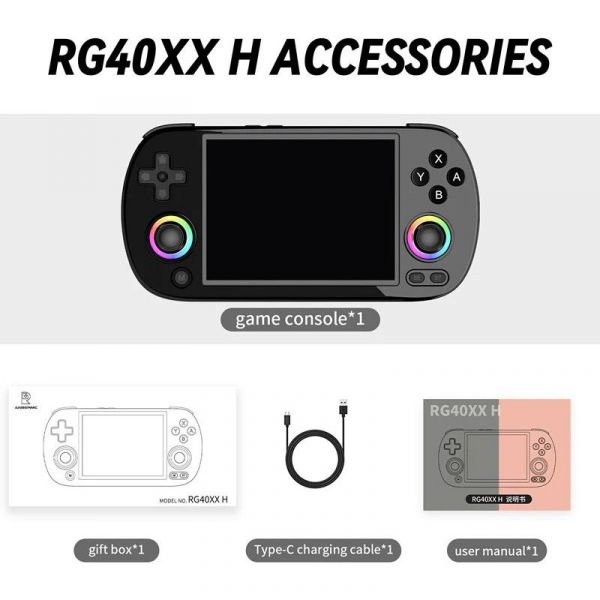 Портативная игровая приставка Anbernic RG 40XXH 64GB Black