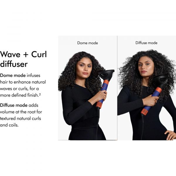 Мультистайлер Dyson Airwrap i.d. Curly+Coily Vinca Blue/Topaz (533759-01)