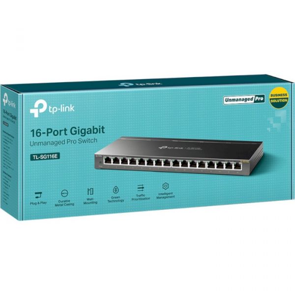 Комутатор TP-Link TL-SG116E