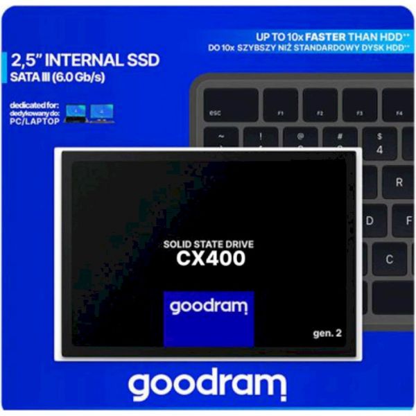 SSD накопичувач GOODRAM CX400 Gen.2 256 GB (SSDPR-CX400-256-G2)