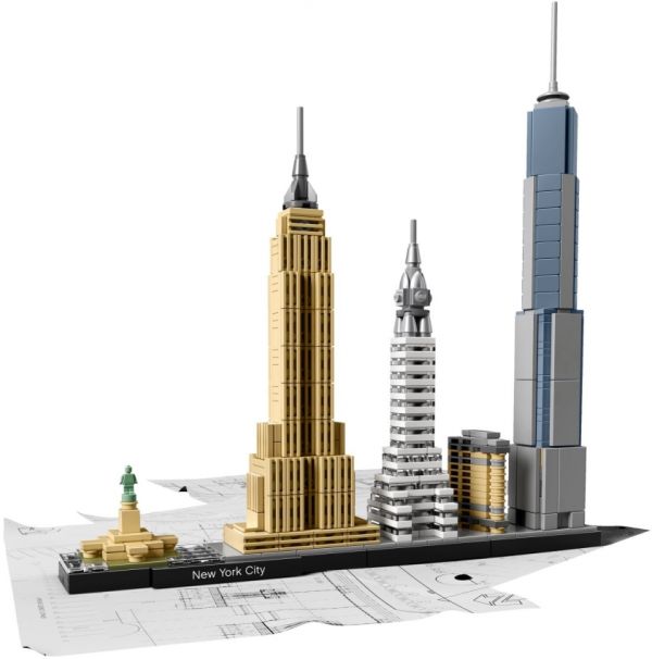 3d конструктор LEGO Architecture Нью-Йорк (21028)