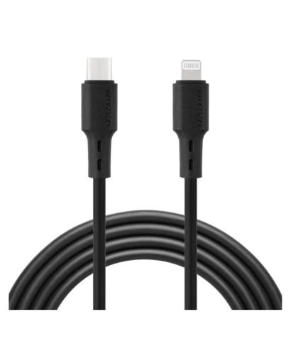 Кабель Glasscove FLEX Type-C - Lightning 30w 1m (GF-CL13BK) Black