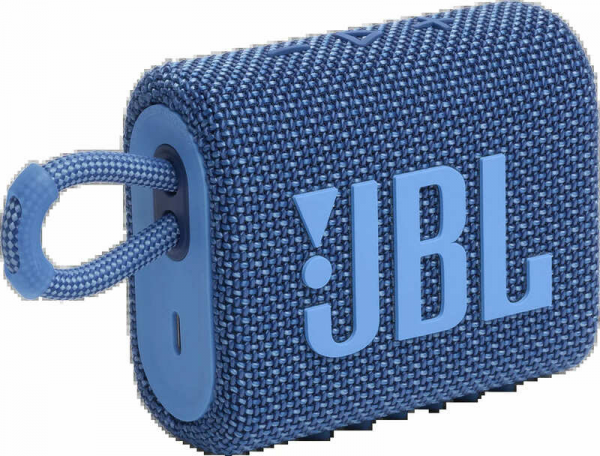 Портативна акустика JBL Go 3 Eco Blue (JBLGO3ECOBLU)
