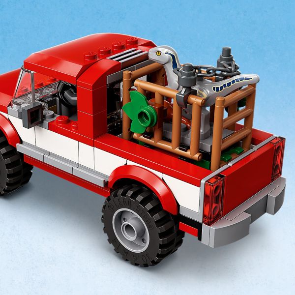 Блоковий конструктор LEGO Полювання на Блу і Бета-велоцираптора (76946)