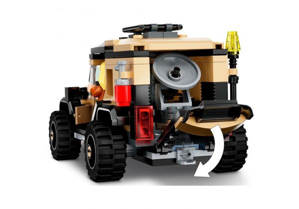 Блоковий конструктор LEGO Перевезення пірораптора та дилофозавра (76951)
