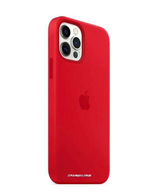 Чехол Apple Silicone Cace Red with MagSafe iPhone 12 Pro