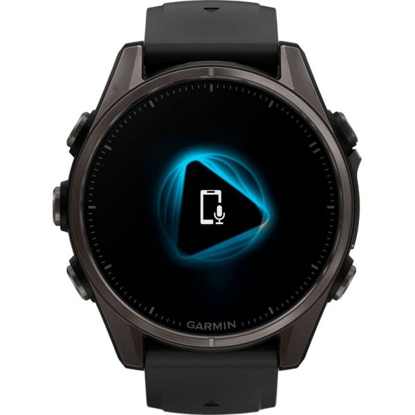 Смарт-годинник Garmin Fenix 8 43mm AMOLED Sapphire Carbon Gray DLC Tit. (010-02903-20/21)