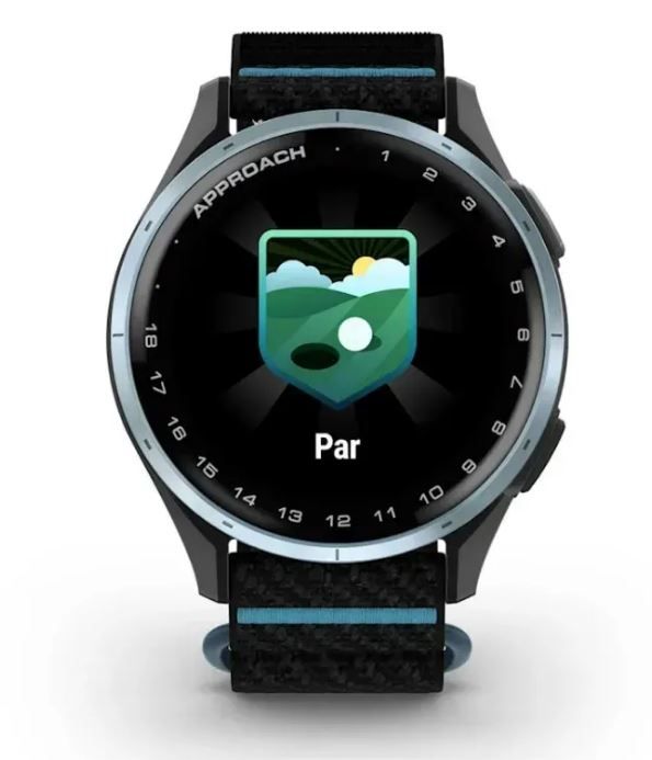 Смарт-годинник Garmin Approach J1 Cloud Blue with Black/Azure Band (010-03898-00)