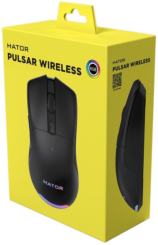 Миша Hator Pulsar Wireless Black (HTM-315)