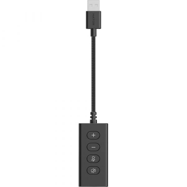 Комп'ютерна гарнітура Hator Hypergang 2 USB 7.1 Black (HTA-940)