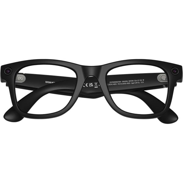 Смарт-окуляри Ray-Ban Meta Wayfarer Large Matte Black/Clear to Graphite Green (RW4008 601S1M 53-22)