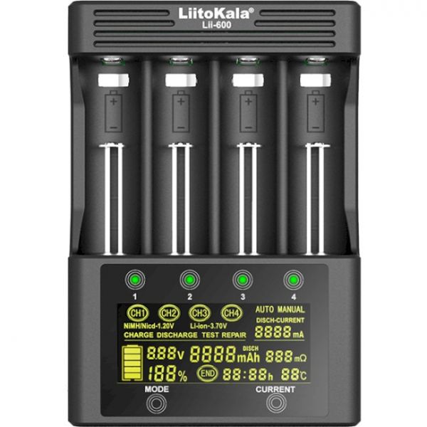 Зарядний пристрій Liitokala Lii-600