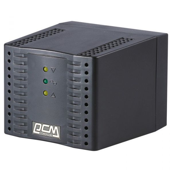 Стабілізатор Powercom TCA-3000 Black Стабілізатор Powercom TCA-3000 Black