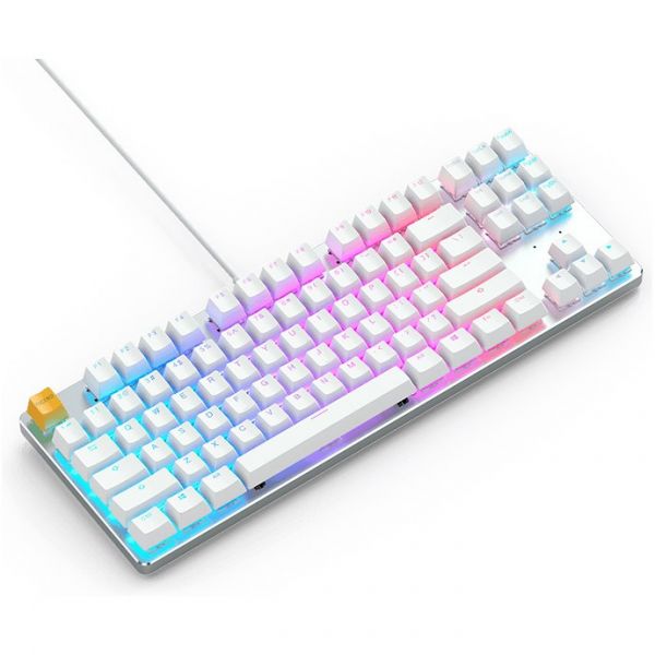 Клавиатура GLORIOUS GMMK TKL, white (GLO-GMMK-TKL-BRN-W)