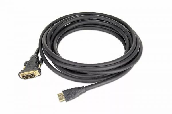 Кабель HDMI - DVI Cablexpert (M/M), 3 м, Black (CC-HDMI-DVI-10)