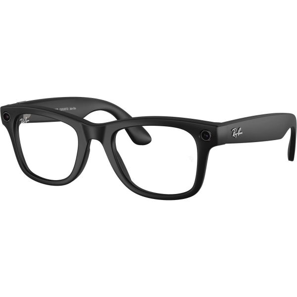 Смарт-окуляри Ray-Ban Meta Wayfarer Large Matte Black/Clear to Graphite Green (RW4008 601S1M 53-22)