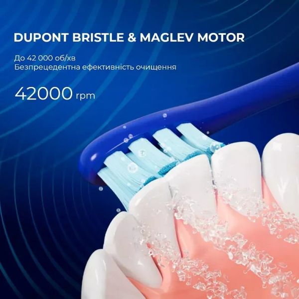 Електрична зубна щітка Oclean X Pro Navy Blue (6970810551068)