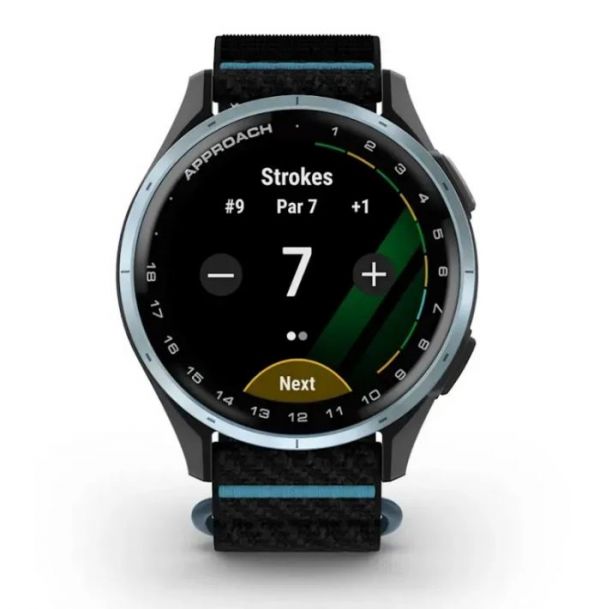 Смарт-годинник Garmin Approach J1 Cloud Blue with Black/Azure Band (010-03898-00)