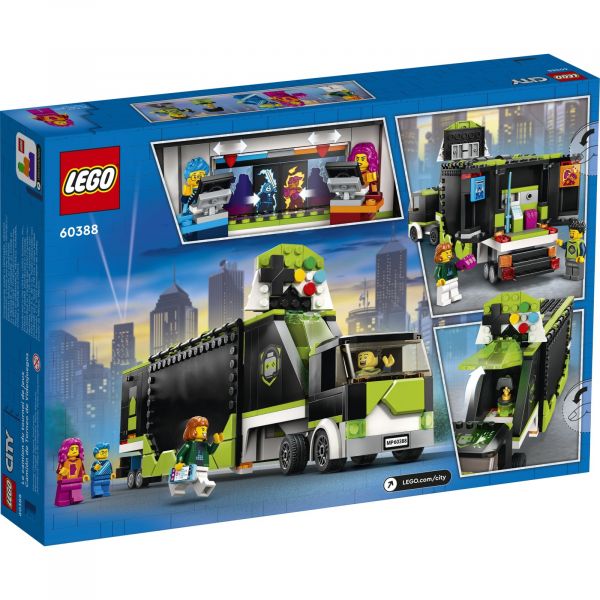 Блоковий конструктор LEGO City Вантажівка для ігрового турне (60388)