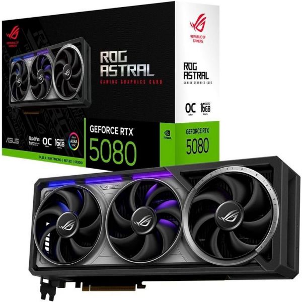 Відеокарта ASUS ROG-ASTRAL-RTX5080-O16G-GAMING (90YV0LV0-M0NA00)
