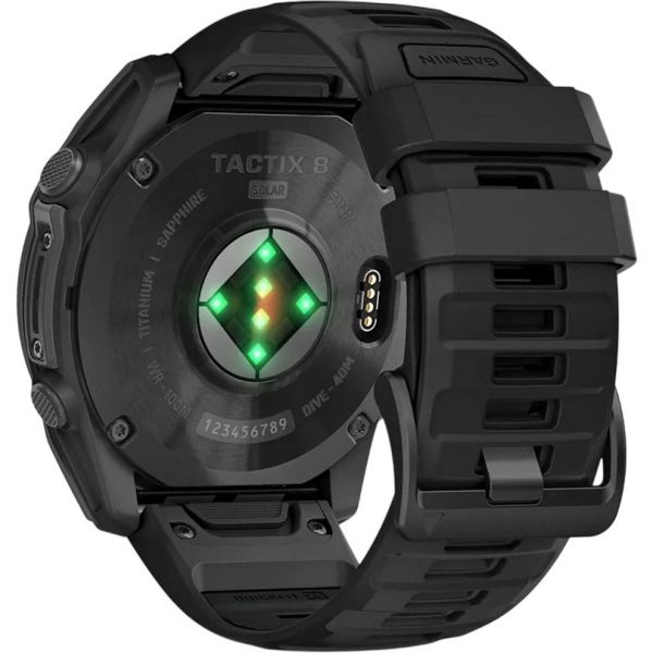 Смарт-годинник Garmin tactix 8 - 51 mm Solar Incl. Applied Ballistics Ultr. Solv. (010-03407-00/01)