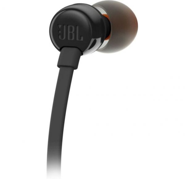 Навушники вкладиші JBL TUNE 110 Black (JBLT110BLK)