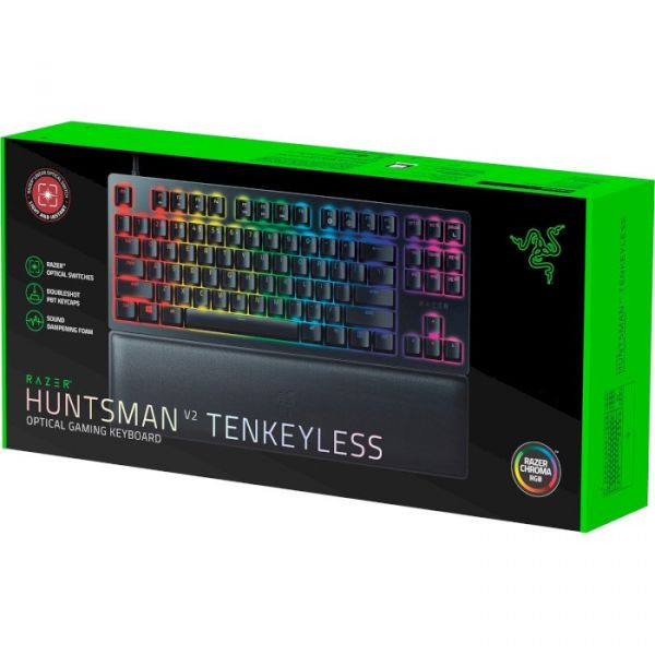 Клавіатура Razer Huntsman V2 Tenkeyless Red Optical Switch RU USB (RZ03-03940800-R3R1)