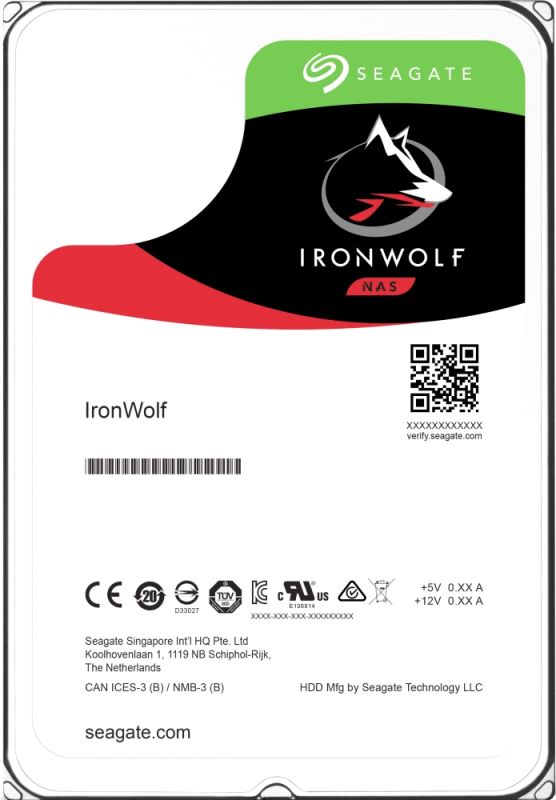 Накопичувач HDD SATA 6.0TB Seagate IronWolf Pro 7200rpm 256MB (ST6000NT001)