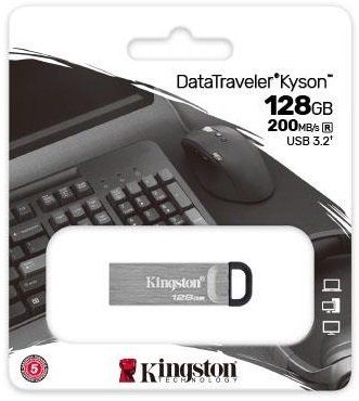 USB флеш накопичувач 128GB Kingston DataTraveler Kyson (DTKN/128GB)