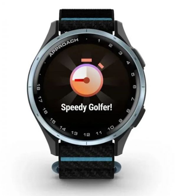 Смарт-годинник Garmin Approach J1 Cloud Blue with Black/Azure Band (010-03898-00)