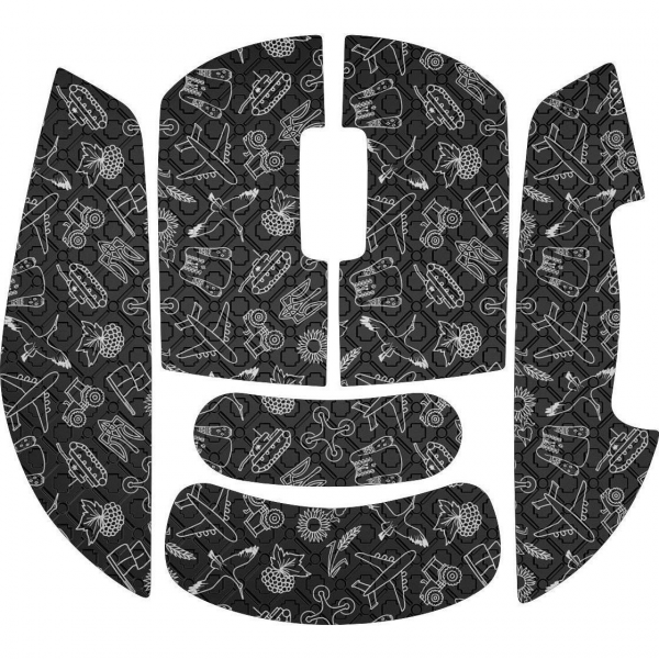 Мышь HATOR Quasar 2 ULTRA 4K wireless (HTM570BP) black/pink