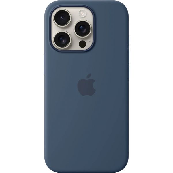 Чехол iPhone 16 Pro Silicone Case with MagSafe /denim/