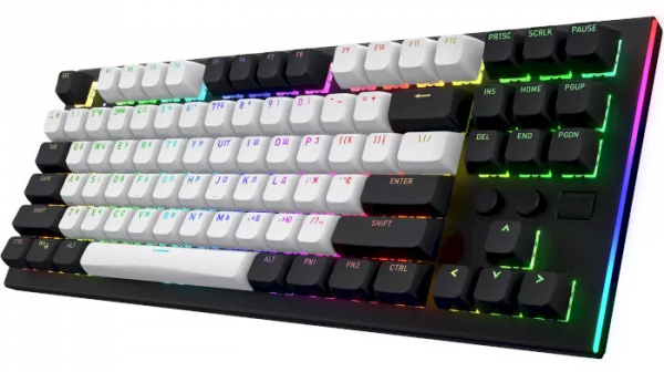 Клавіатура HATOR Gravity TKL orange (HTK560) black, US layout