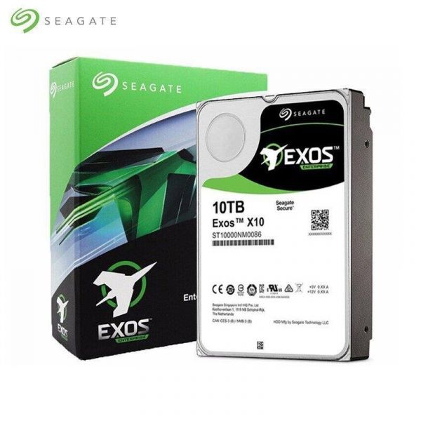 Накопичувач HDD 3.5" SATA 10.0TB Seagate Exos X10 7200rpm 256MB (ST10000NM0086)