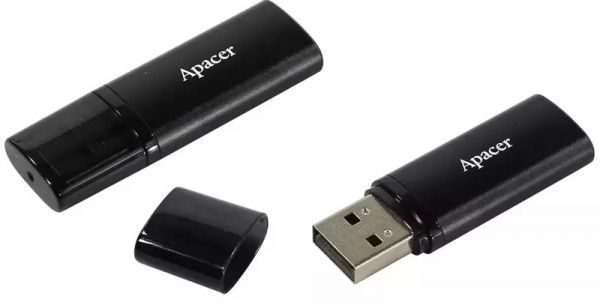 USB флеш накопичувач Apacer 128 GB AH25B USB 3.1 Black (AP128GAH25BB-1)