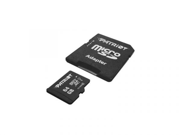 Карта пам'яті micro SDXC 64GB Patriot UHS-I (PSF64GMCSDXC10)