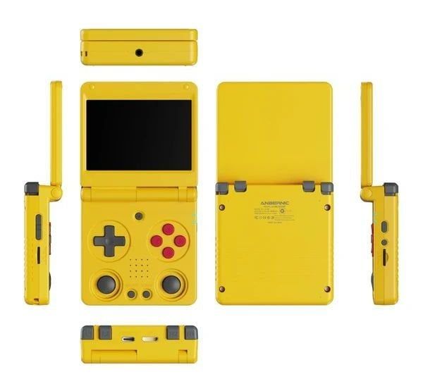 Портативная игровая приставка Anbernic RG 34XXSP 64GB Yellow
