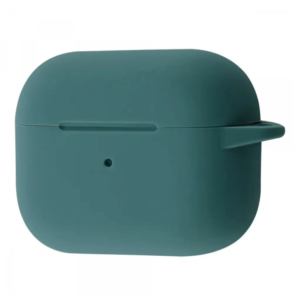 Чохол AirPods 4 Case (з мікрофіброю та карабіном), Pine Green