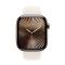 Apple Watch Series 10 GPS + Cellular 46mm Gold Titanium Case w. Starlight Sport Band - M/L (MWYY3)