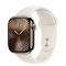 Apple Watch Series 10 GPS + Cellular 46mm Gold Titanium Case w. Starlight Sport Band - M/L (MWYY3)